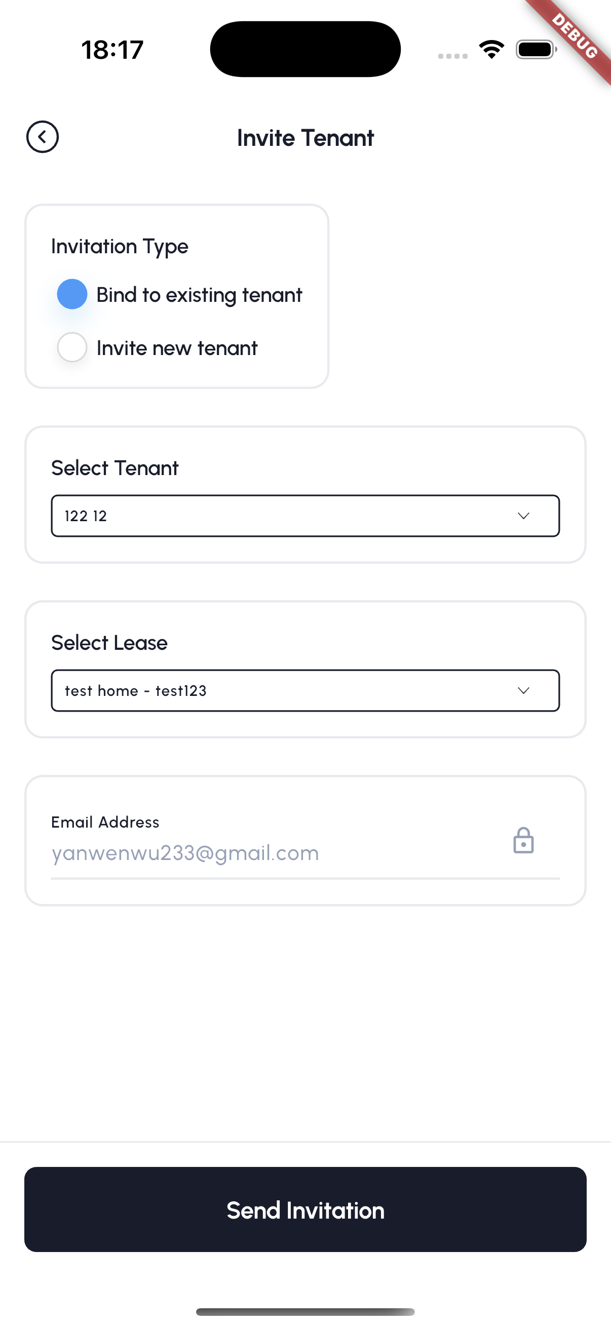 MyHome365 mobile interface screen 4