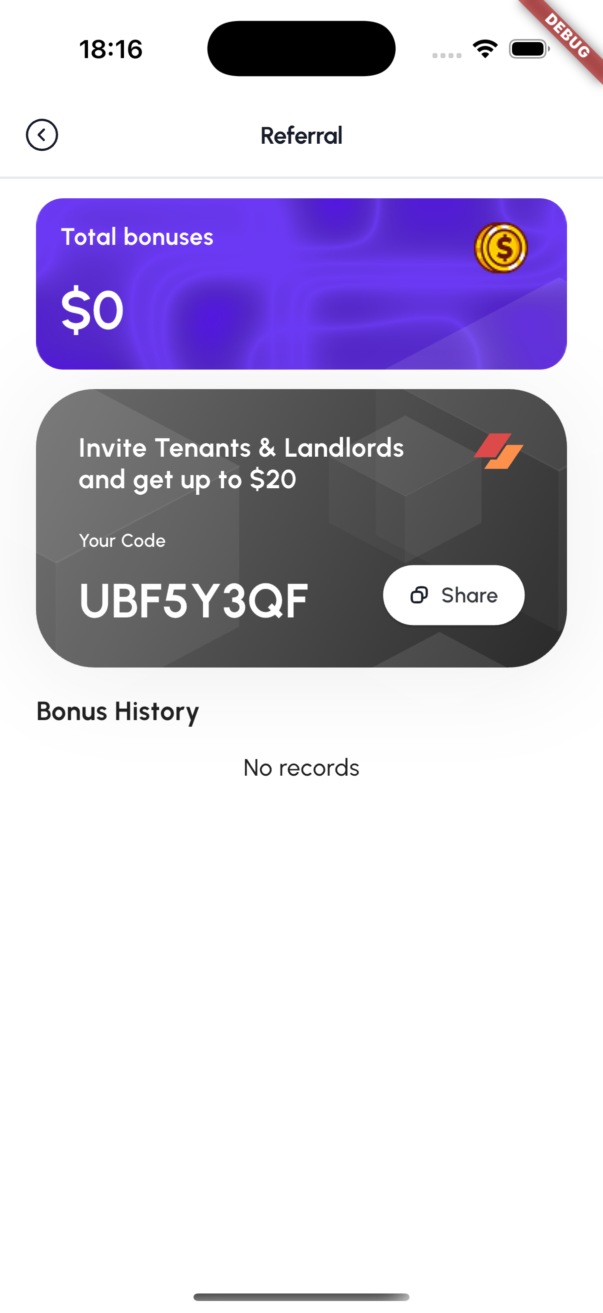 MyHome365 mobile interface screen 6